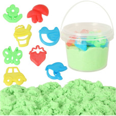 MPORT Kinetic sand 350 g per bucket + 8 moulds