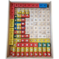 Varis Toys VARIS Stacking Blocks in a wooden box (180 blocks)