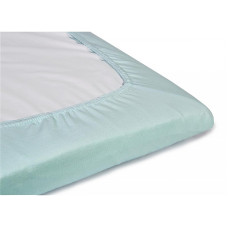 TROLL Fitted sheet 120x60x8cm Jersey delux BBD-SJ0002 ocean