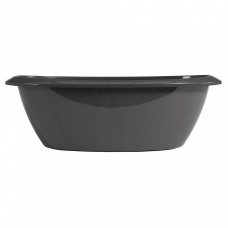 LUMA Baby bath with plug 75x39x25cm, Dark Grey L15703