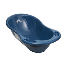 TEGA METEO baby bath with drain, 86 cm, navy, ME-004