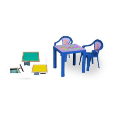 3TOYSM set (table + 2 chair), board, ZMT - BLUE