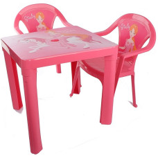 3TOYSM Set Table + 2 chair, pink ZM