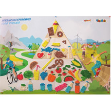 PlayMais puzzle 41pcs. Educational Food Pyramid 160746