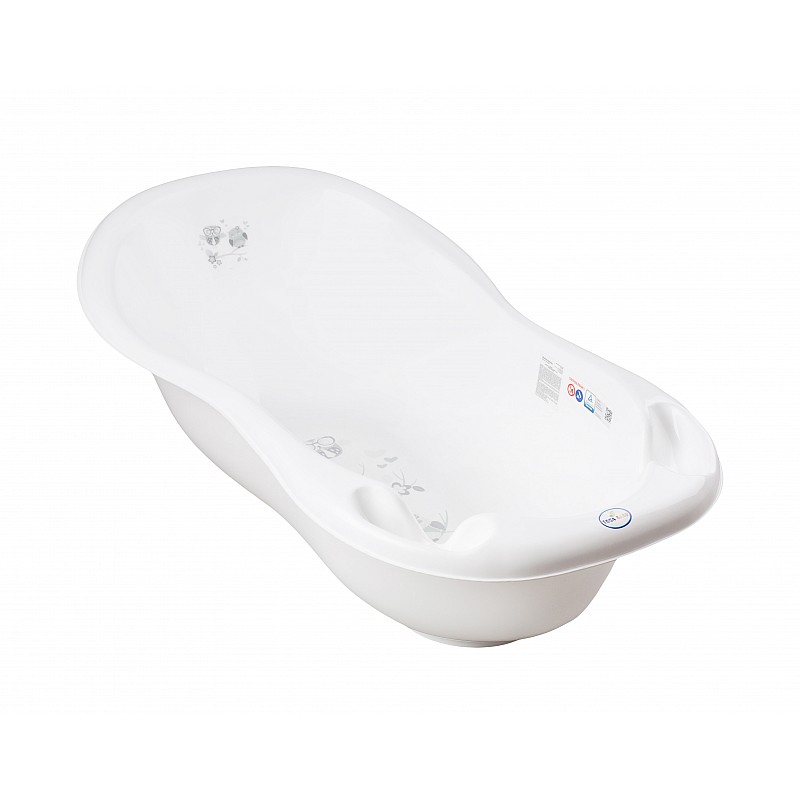 TEGA BABY OWL Baby bath with plug 86cm, SO-004 white