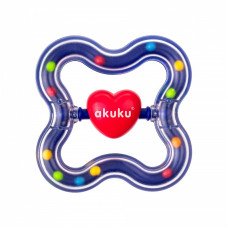 AKUKU rattle WITH HEART 0m+, A0463