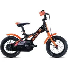 S&acute;cool Laste jalgratas S'Cool XXlite, 12" must-oranž