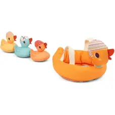 Lilliputiens Bath toys - Mommy duck and her magnetic ducklings