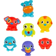 Playgro vannas rotaļlietu komplekts Floating Fun Friends, 0189202